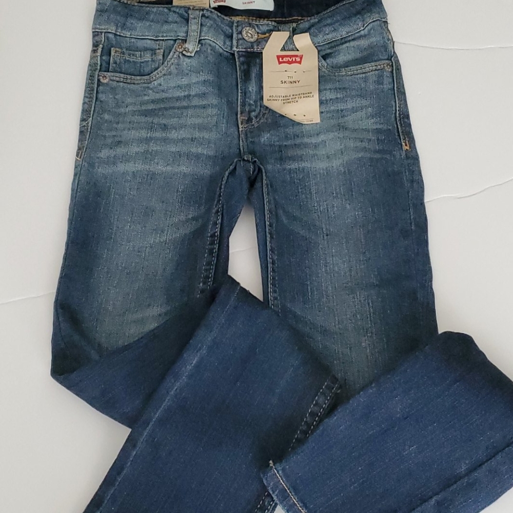 Girls Size 8 Slim Levi's 711 Skinny Jeans